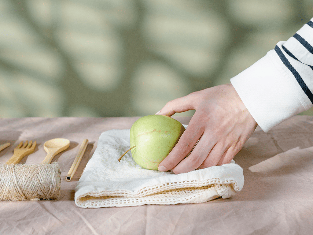 Gastric-Ban-Support-band-change-post picking up an apple